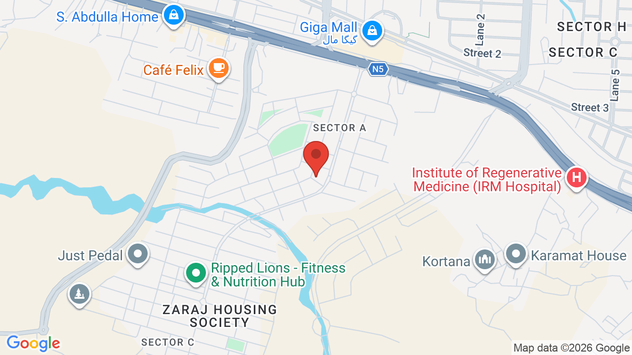 Map showing the location of The Atrium Plaza